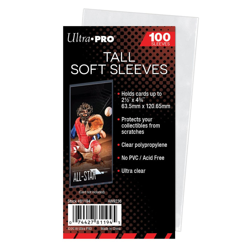 Sleeves Ultra Pro Card Sleeve - Tall (100 per pack) 074427811945