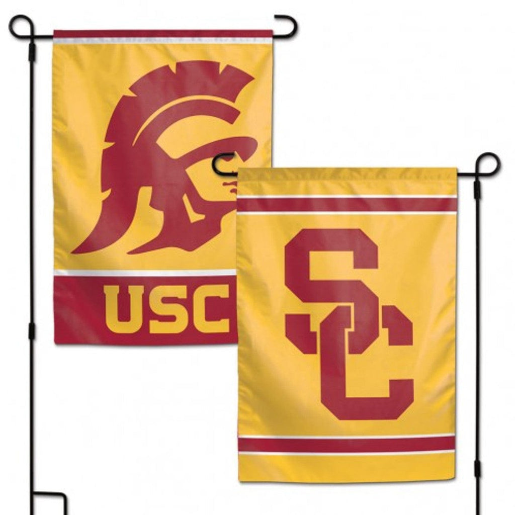 Flags 12x18 USC Trojans Flag 12x18 Garden Style 2 Sided 032085232489