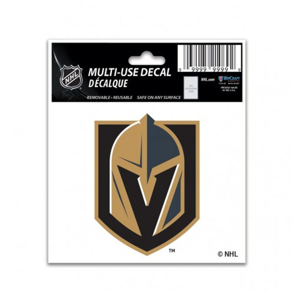 Decal 3x4 Multi Use Vegas Golden Knights Decal 3x4 Multi Use Color 032085204097