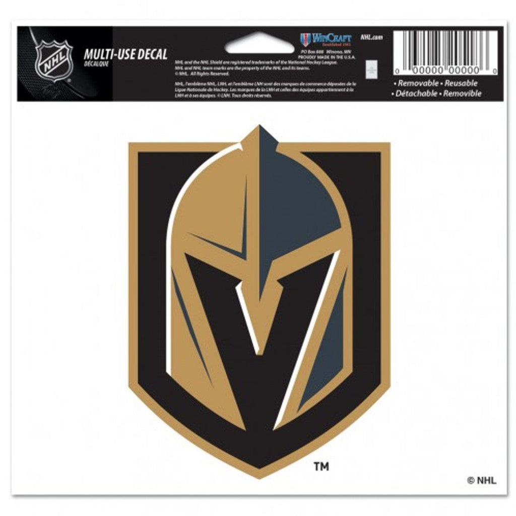 Decal 5x6 Multi Use Color Vegas Golden Knights Decal 5x6 Multi Use Color - Special Order 032085239990