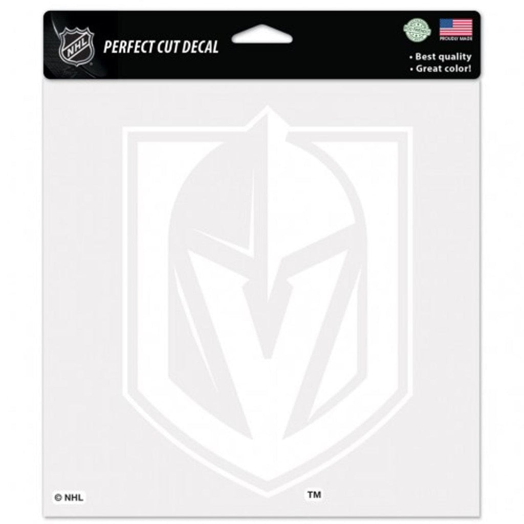 Decal 8x8 Perfect Cut White Vegas Golden Knights Decal 8x8 Perfect Cut White - Special Order 032085251695