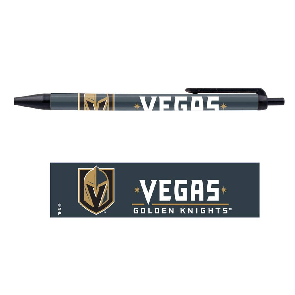 Pens Click Style 5 Pack Vegas Golden Knights Pens 5 Pack 032085671592