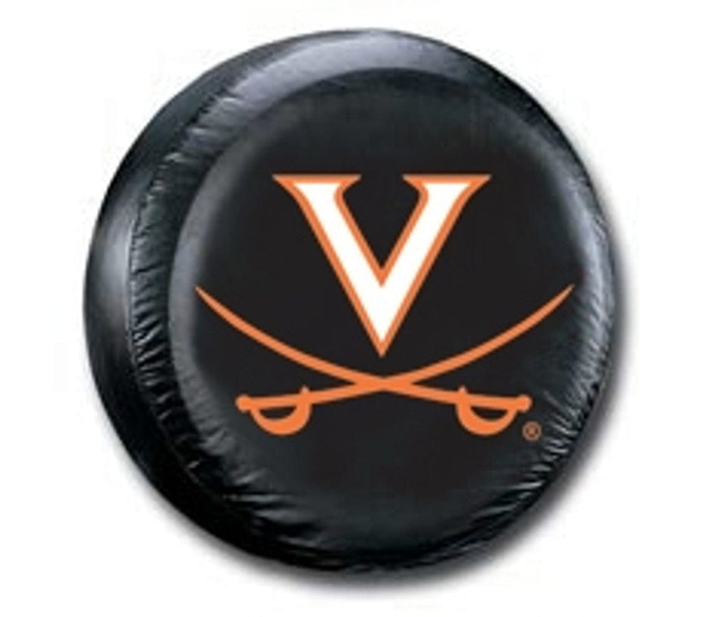 Virginia Cavaliers Virginia Cavaliers Tire Cover Standard Size Black CO 023245584692