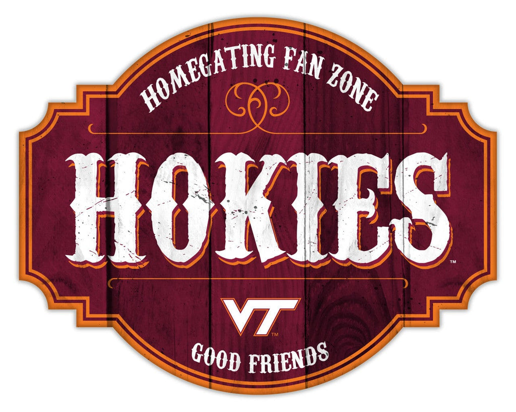 Signs Virginia Tech Hokies Sign Wood 12 Inch Homegating Tavern - Special Order 878461182289