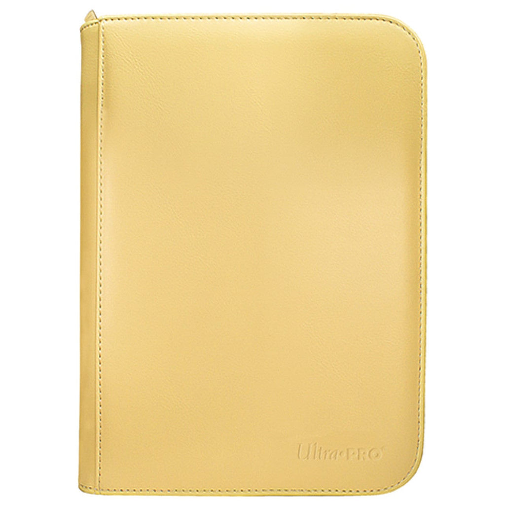 Supplies Vivid 4 Pocket Zippered PRO-Binder Yellow 074427158972