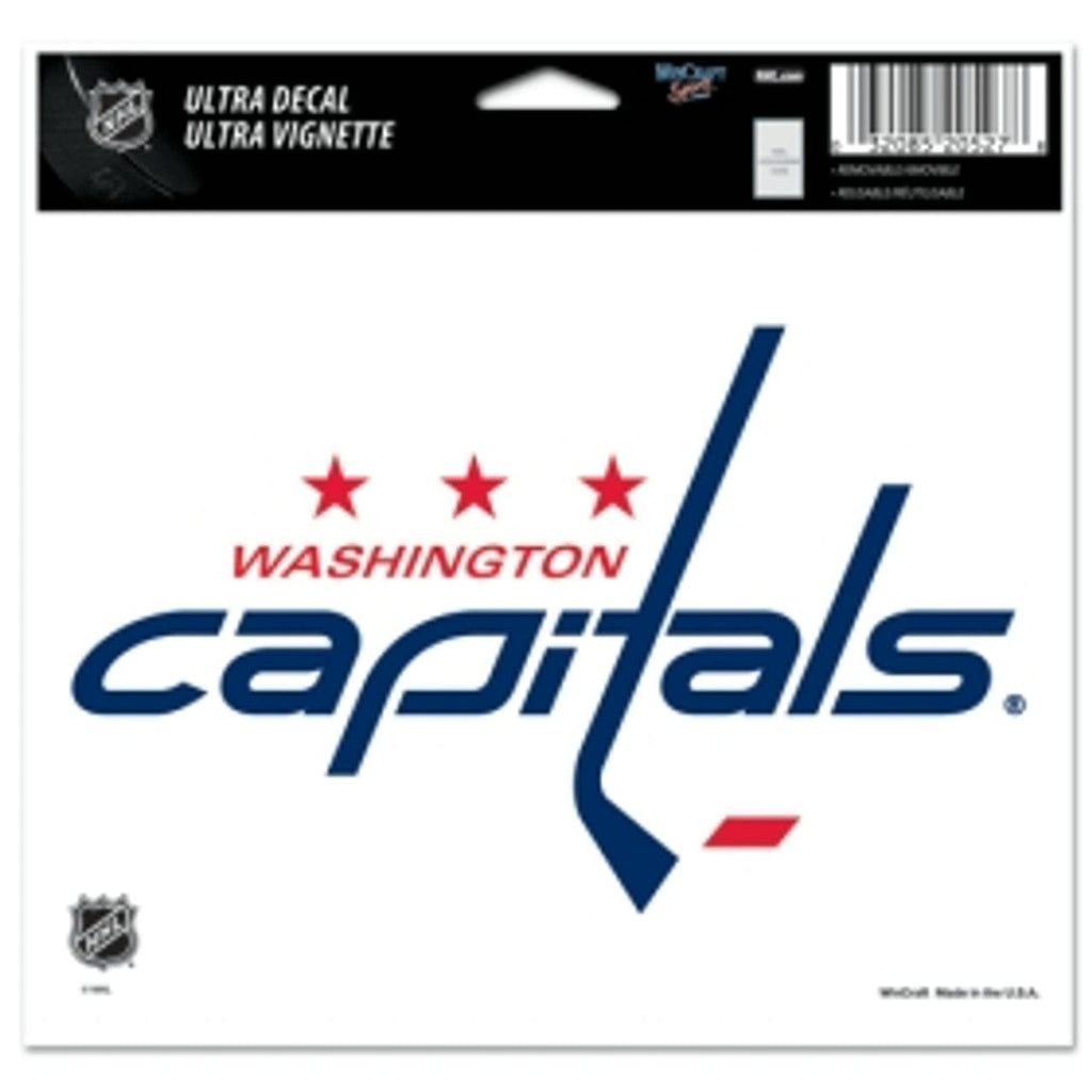 Decal 5x6 Multi Use Color Washington Capitals Decal 5x6 Ultra Color 032085205469