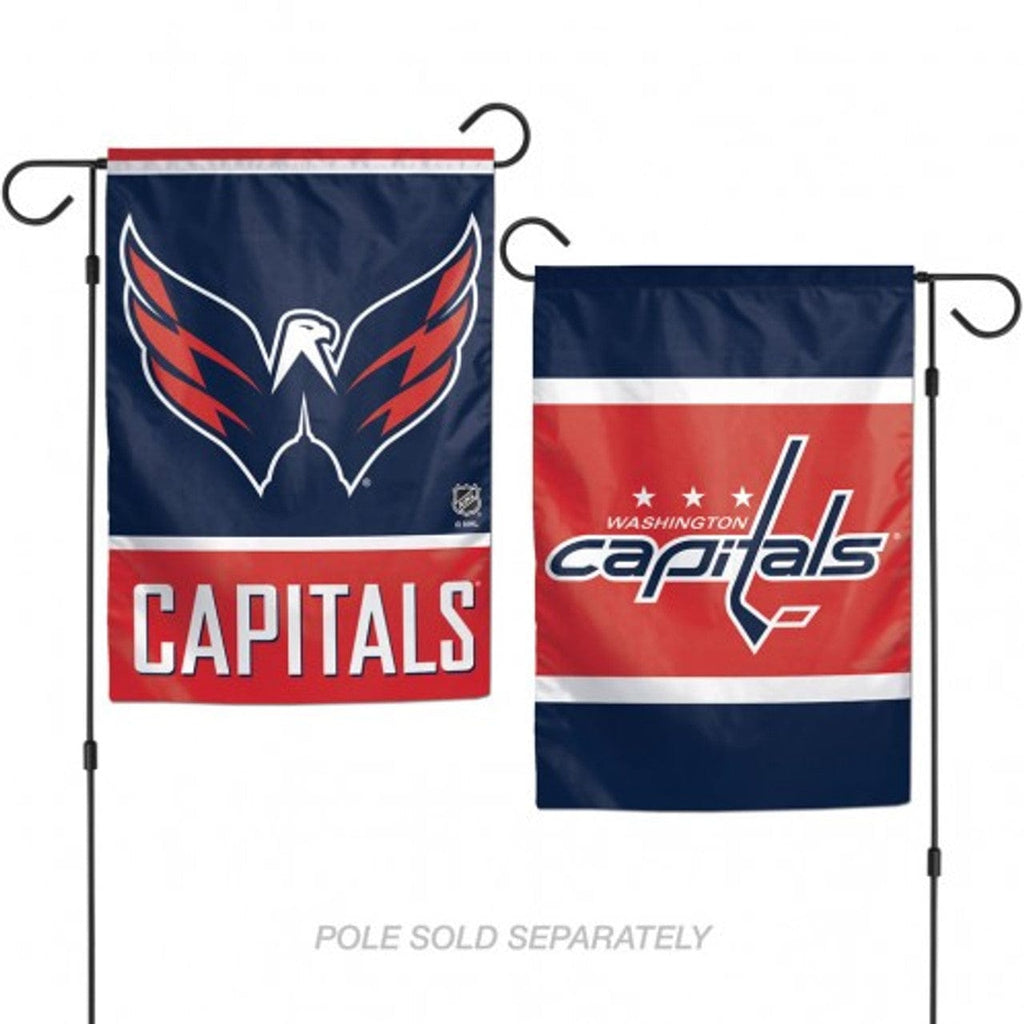 Flags 12x18 Washington Capitals Flag 12x18 Garden Style 2 Sided 032085923776