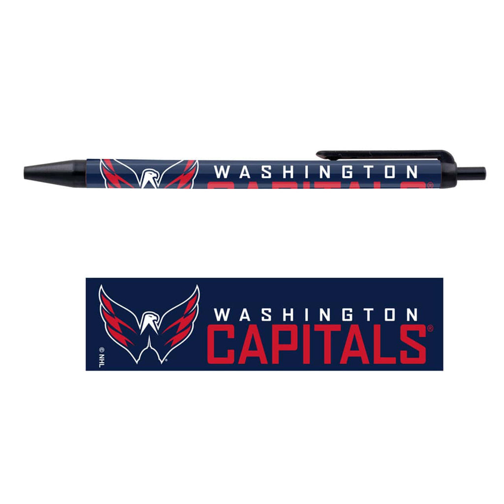 Pens Click Style 5 Pack Washington Capitals Pens 5 Pack 032085671660