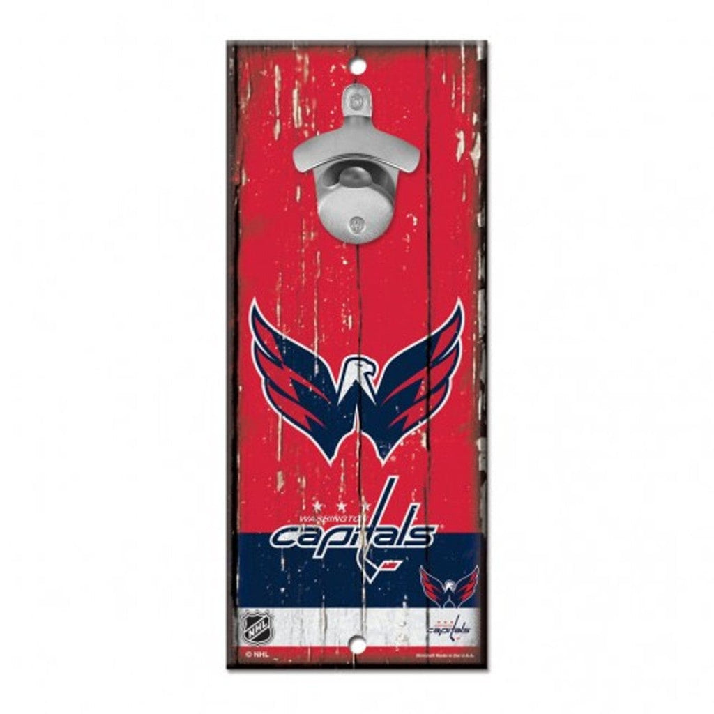 Sign 5x11 Bottle Opener Washington Capitals Sign Wood 5x11 Bottle Opener 194166048881