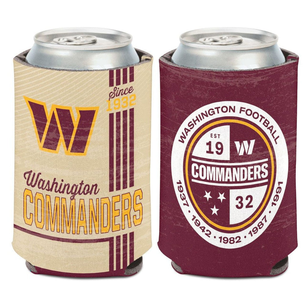 Washington Commanders Washington Commanders Can Cooler Vintage Design 032085607829