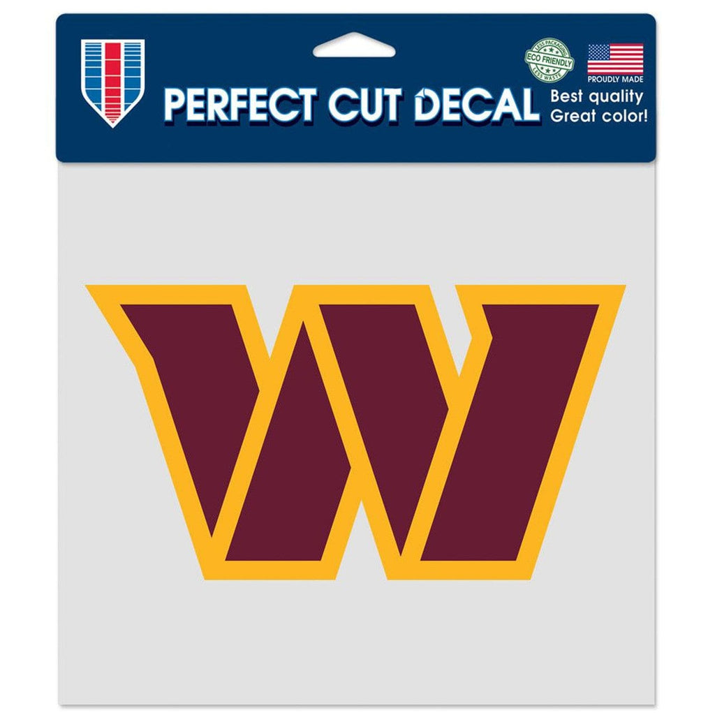 NFL Legacy Teams Washington Commanders Decal 8x8 Perfect Cut Color 032085808271