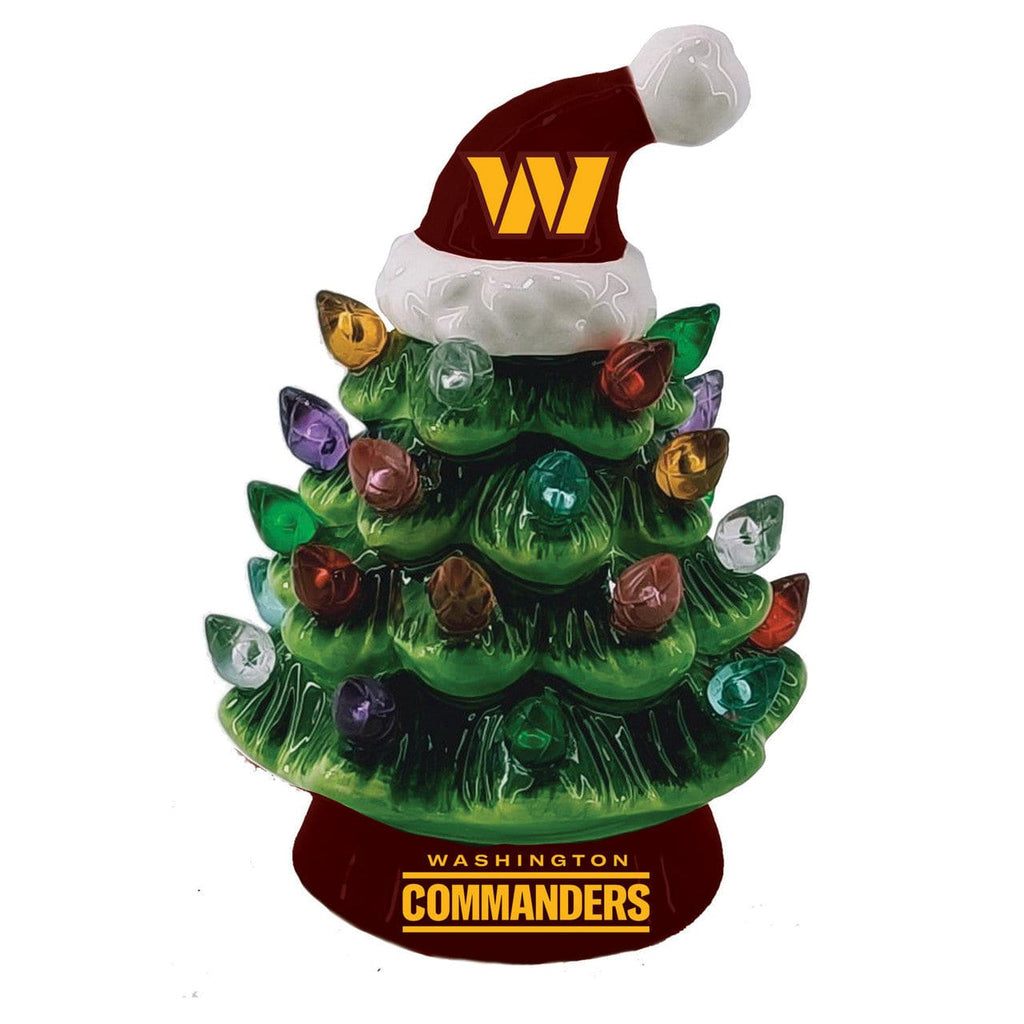 Holiday Ornaments Washington Commanders Ornament Christmas Tree LED 4 Inch 801946081531