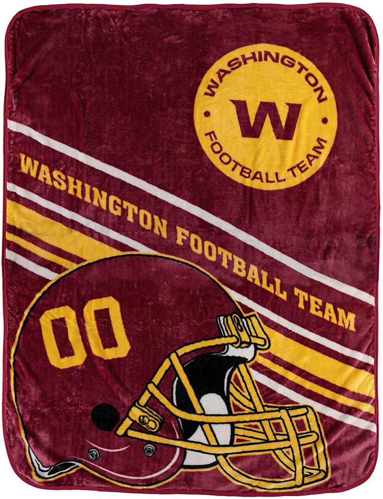 NFL Legacy Teams Washington Football Team Blanket 60x80 Raschel Slant Design 190604266466