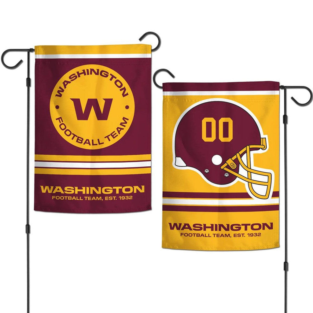 NFL Legacy Teams Washington Football Team Flag 12x18 Garden Style 2 Sided 032085084033