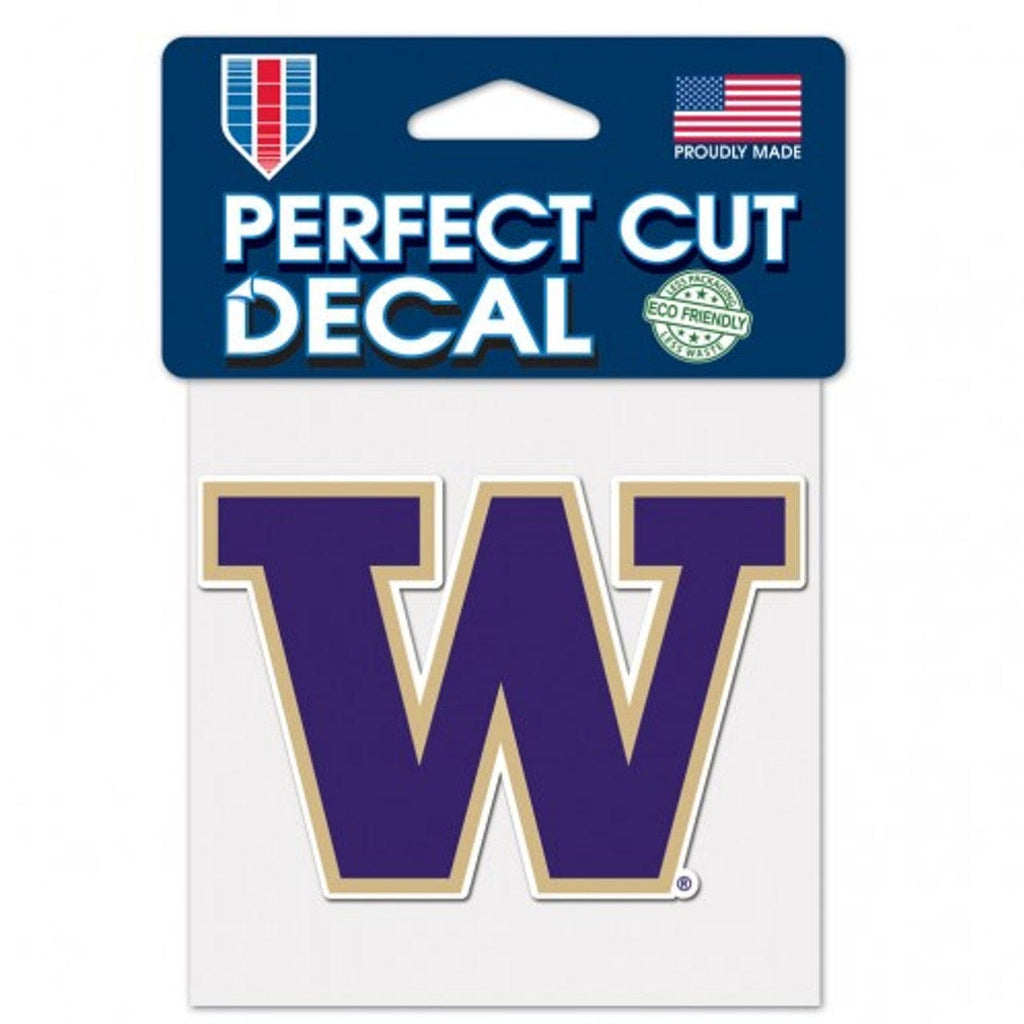 Decal 4x4 Perfect Cut Color Washington Huskies Decal 4x4 Perfect Cut Color 032085491619