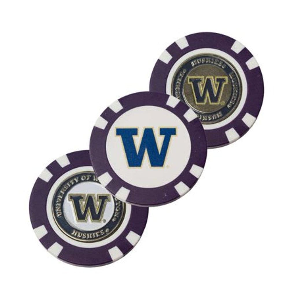 Golf Chip with Marker Washington Huskies Golf Chip with Marker 637556285188