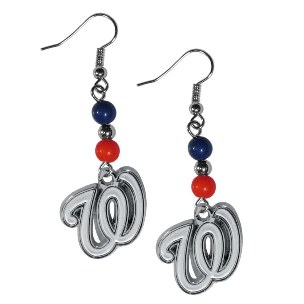 Washington Nationals Washington Nationals Earrings Dangle Style CO 754603373091