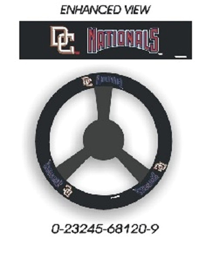 Pending Image Upload Washington Nationals Steering Wheel Cover Leather CO 023245681209