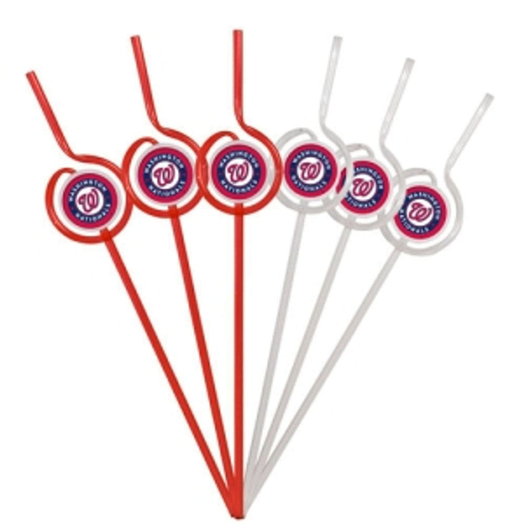 Washington Nationals Washington Nationals Team Sipper Straws CO 815580019263