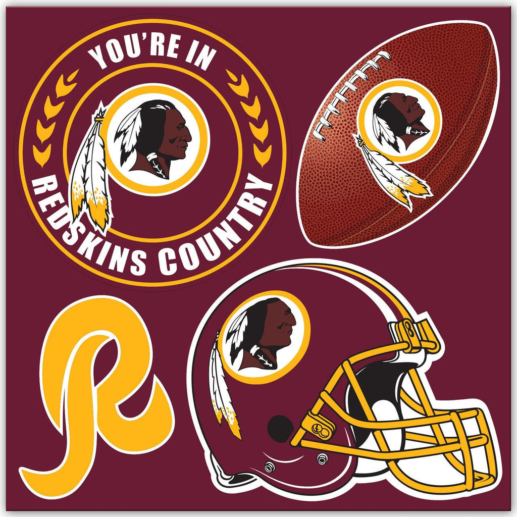 NFL Legacy Teams Washington Redskins Magnet Kit 4 Piece CO 023245986076