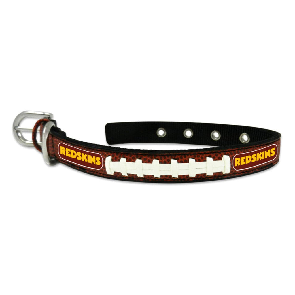 NFL Legacy Teams Washington Redskins Pet Collar Leather Classic Football Size Small CO 844214062245