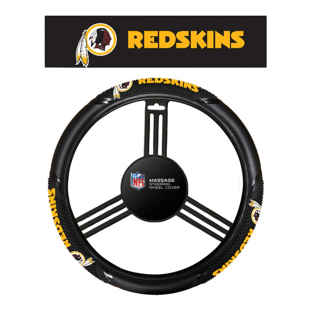 NFL Legacy Teams Washington Redskins Steering Wheel Cover Massage Grip Style CO 023245966078