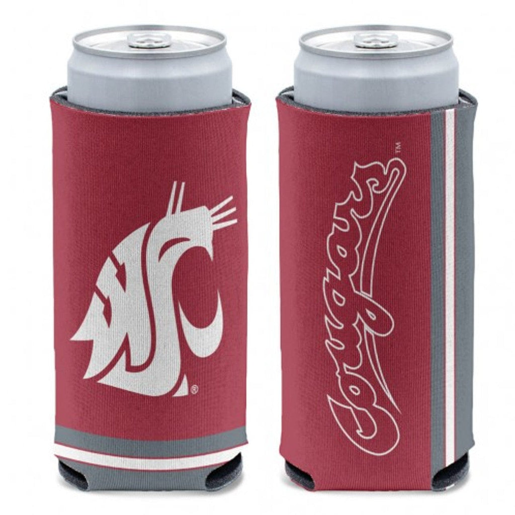 Slim Can Coolers Washington State Cougars Can Cooler Slim Can Design 194166085862