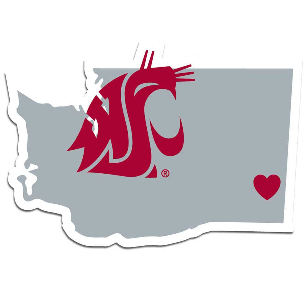 Decal Home State Pride Style Washington State Cougars Decal Home State Pride Style - Special Order 754603668999
