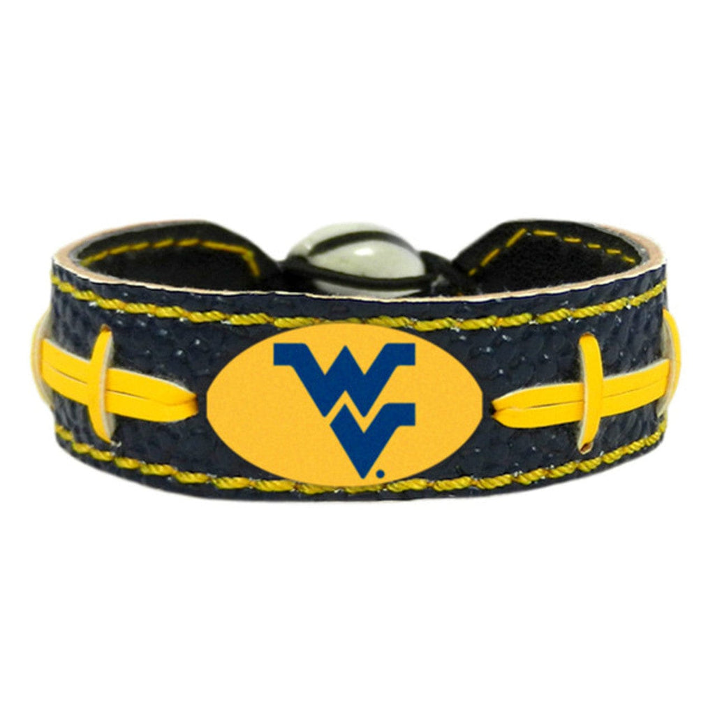 West Virginia Mountaineers West Virginia Mountaineers Bracelet Team Color Football CO 844214012219
