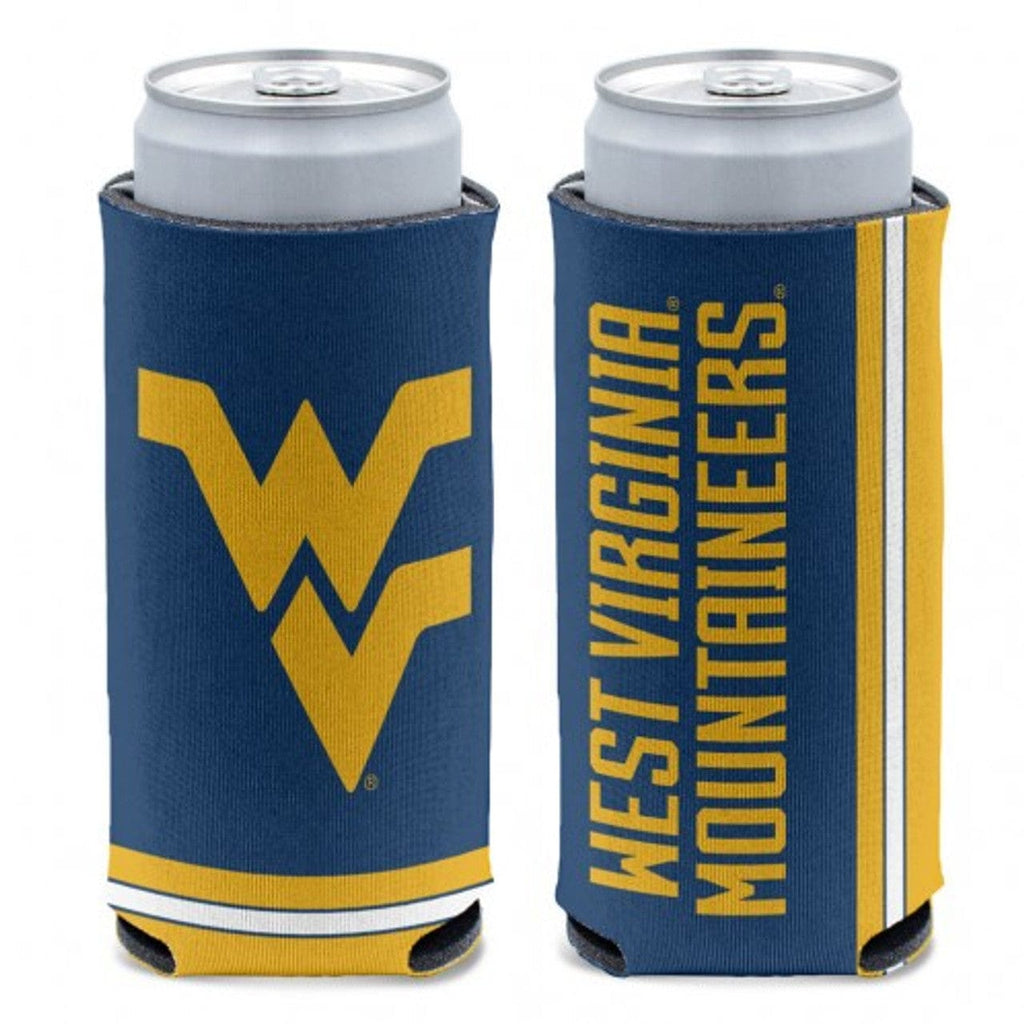 Slim Can Coolers West Virginia Mountaineers Can Cooler Slim Can Design 194166085879