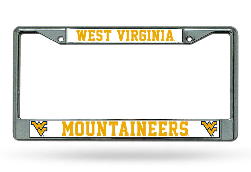 License Frame Chrome West Virginia Mountaineers License Plate Frame Chrome 094746328542