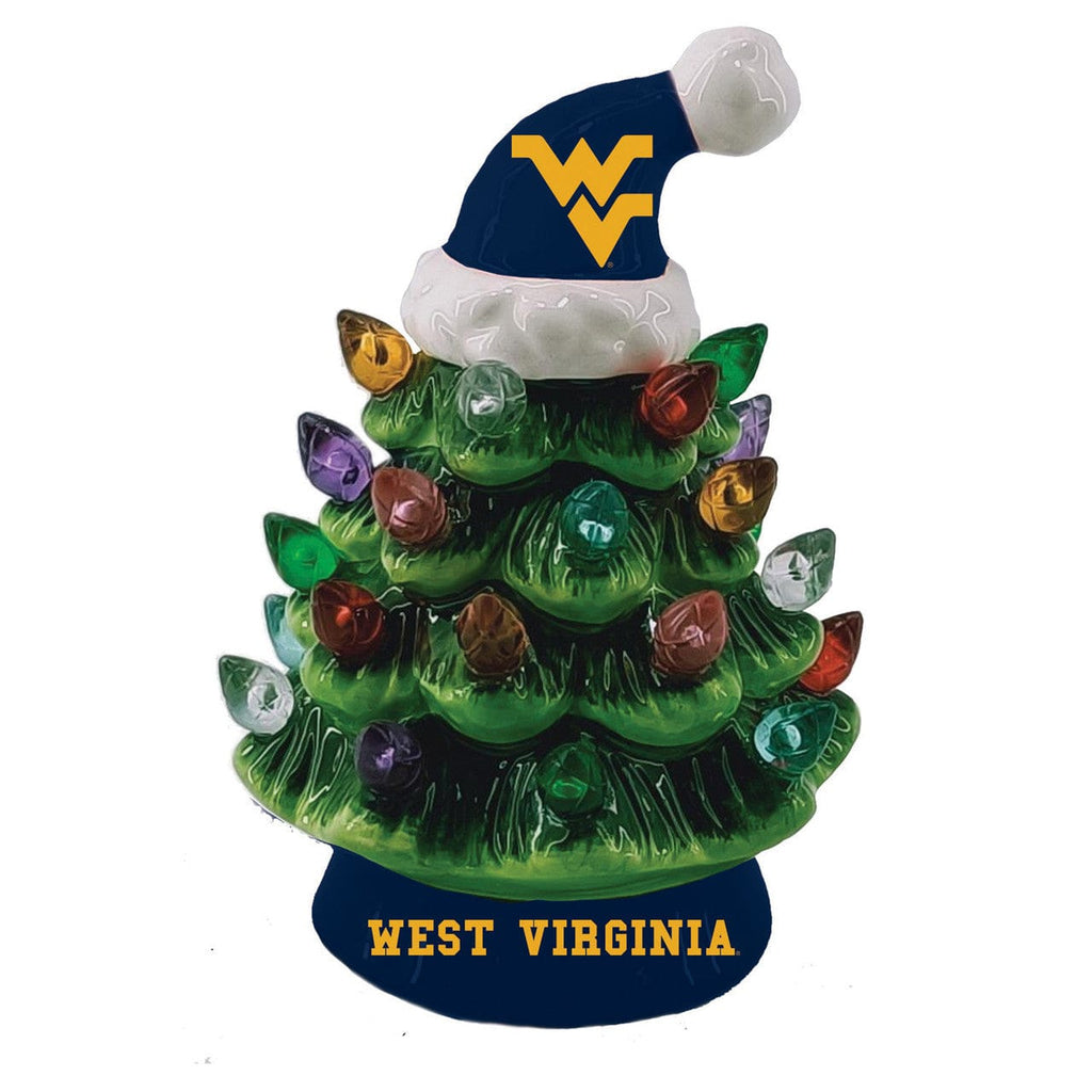 Holiday Ornaments West Virginia Mountaineers Ornament Christmas Tree LED 4 Inch 801946081746