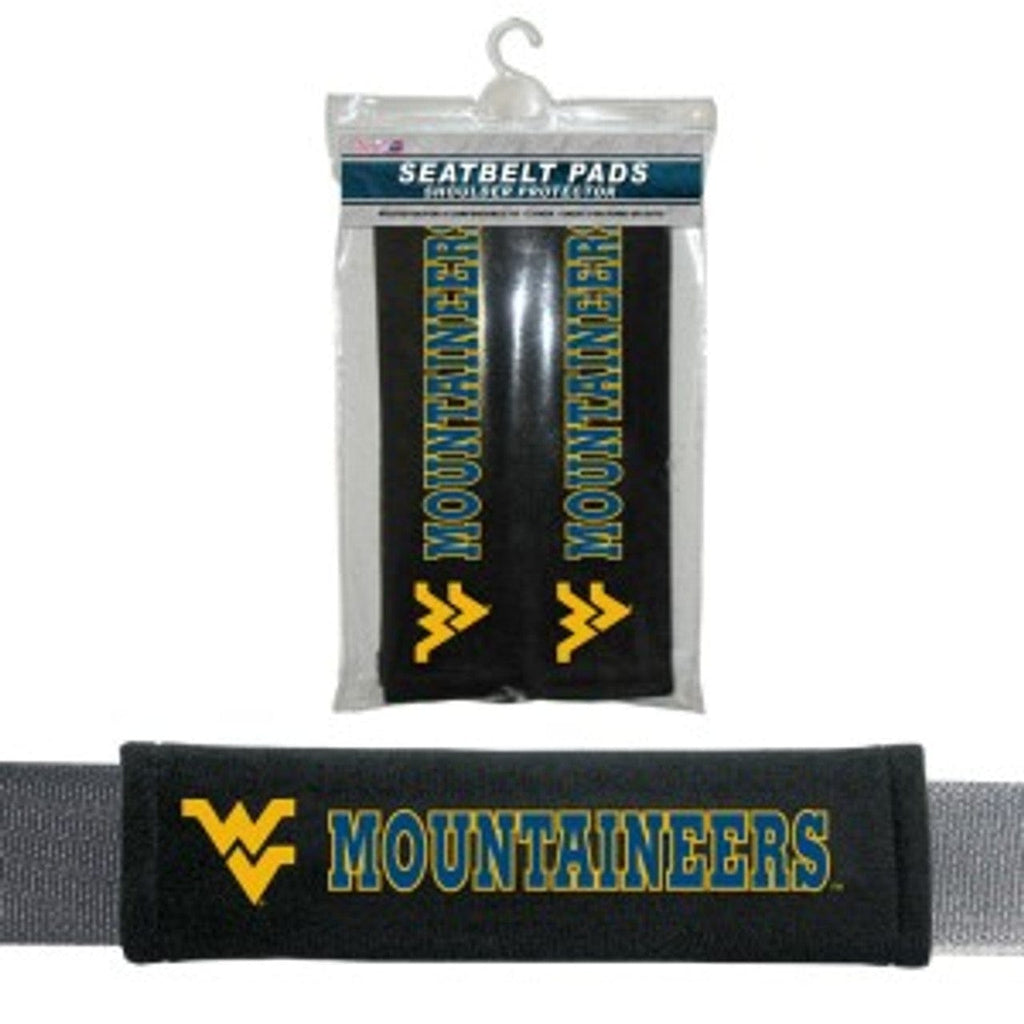 West Virginia Mountaineers West Virginia Mountaineers Seat Belt Pads CO 023245567732