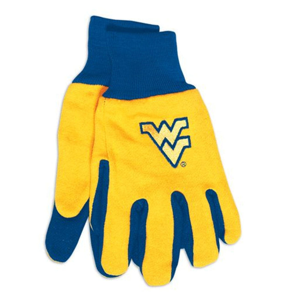 Gloves West Virginia Mountaineers Two Tone Gloves - Adult - Special Order 099606038227