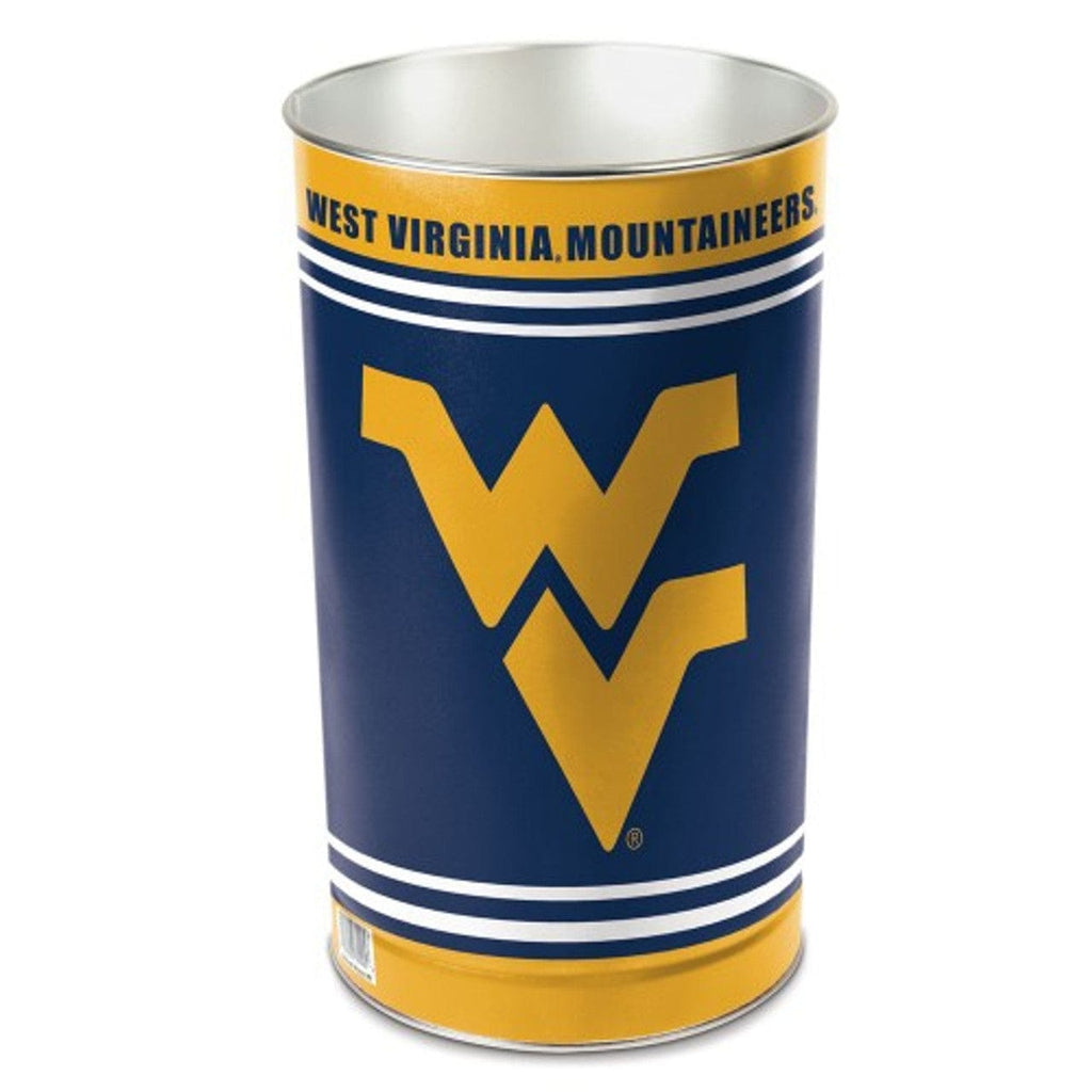 Wastebasket West Virginia Mountaineers Wastebasket 15 Inch - Special Order 010943980796