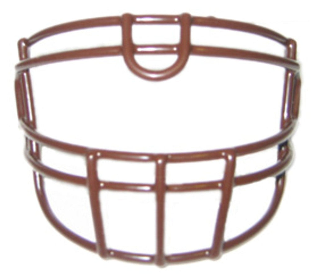 New Wingo Face Mask Running Defensive Back U Bar Brown