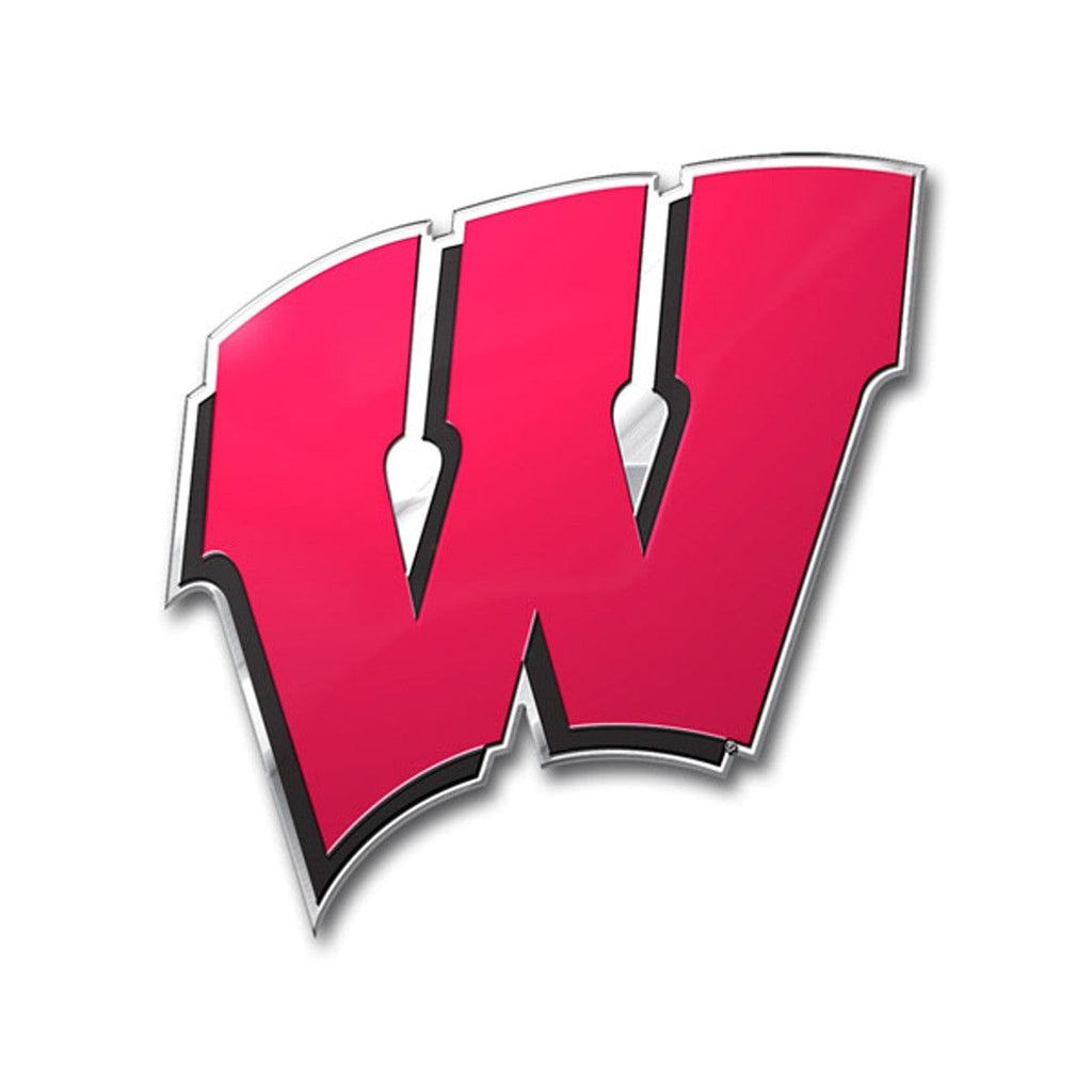 Auto Emblem Color Wisconsin Badgers Auto Emblem - Color 681620633801