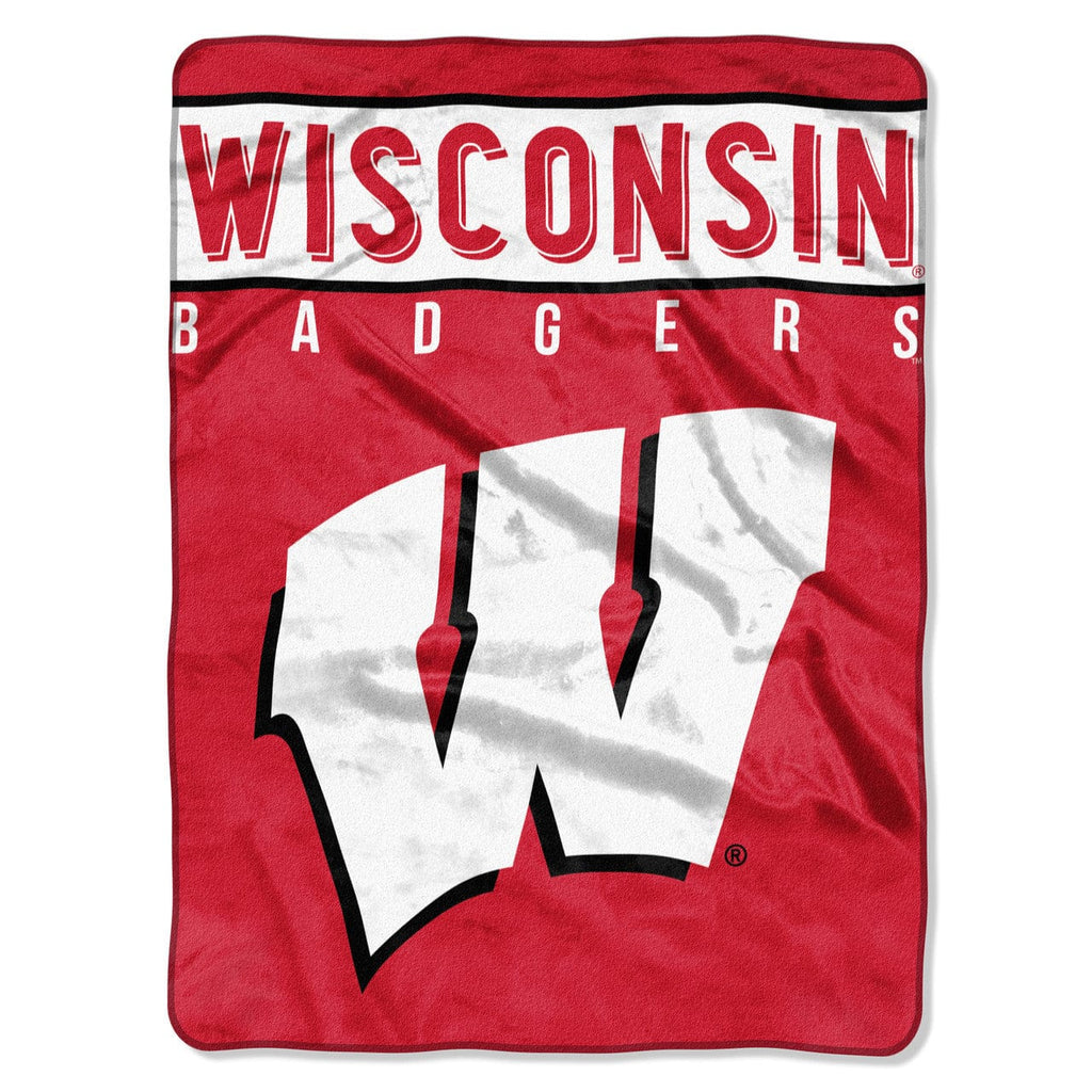 Blankets 60x80 Raschel Wisconsin Badgers Blanket 60x80 Raschel Basic Design 087918799264