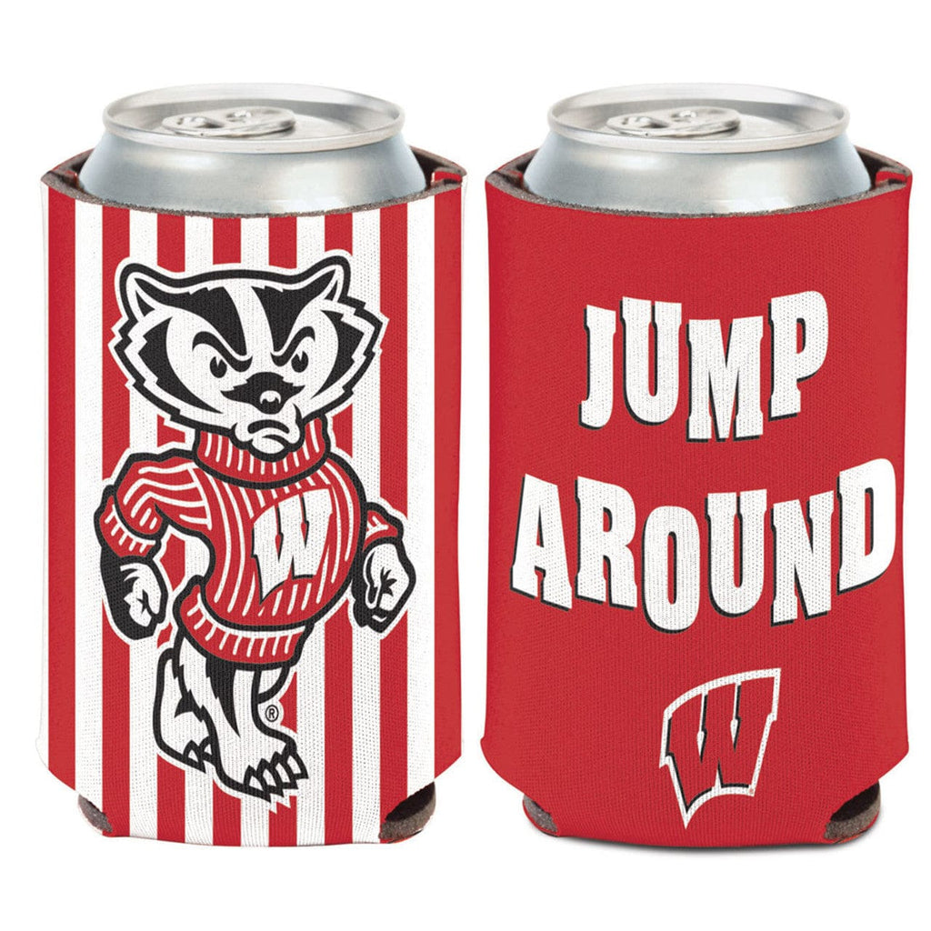 Can Cooler Slogan Design Wisconsin Badgers Can Cooler Slogan Design Special Order 032085351777