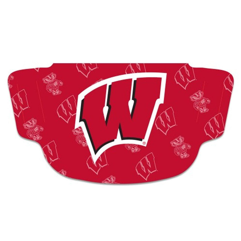 Face Mask Fan Gear Wisconsin Badgers Face Mask Fan Gear 194166153837