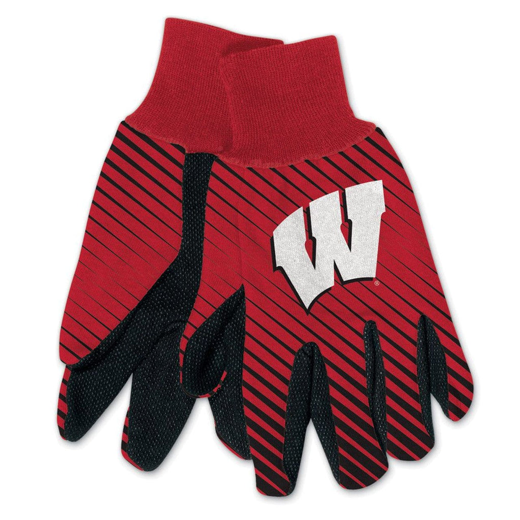 Gloves Wisconsin Badgers Gloves Two Tone Style Adult Size 099606959690