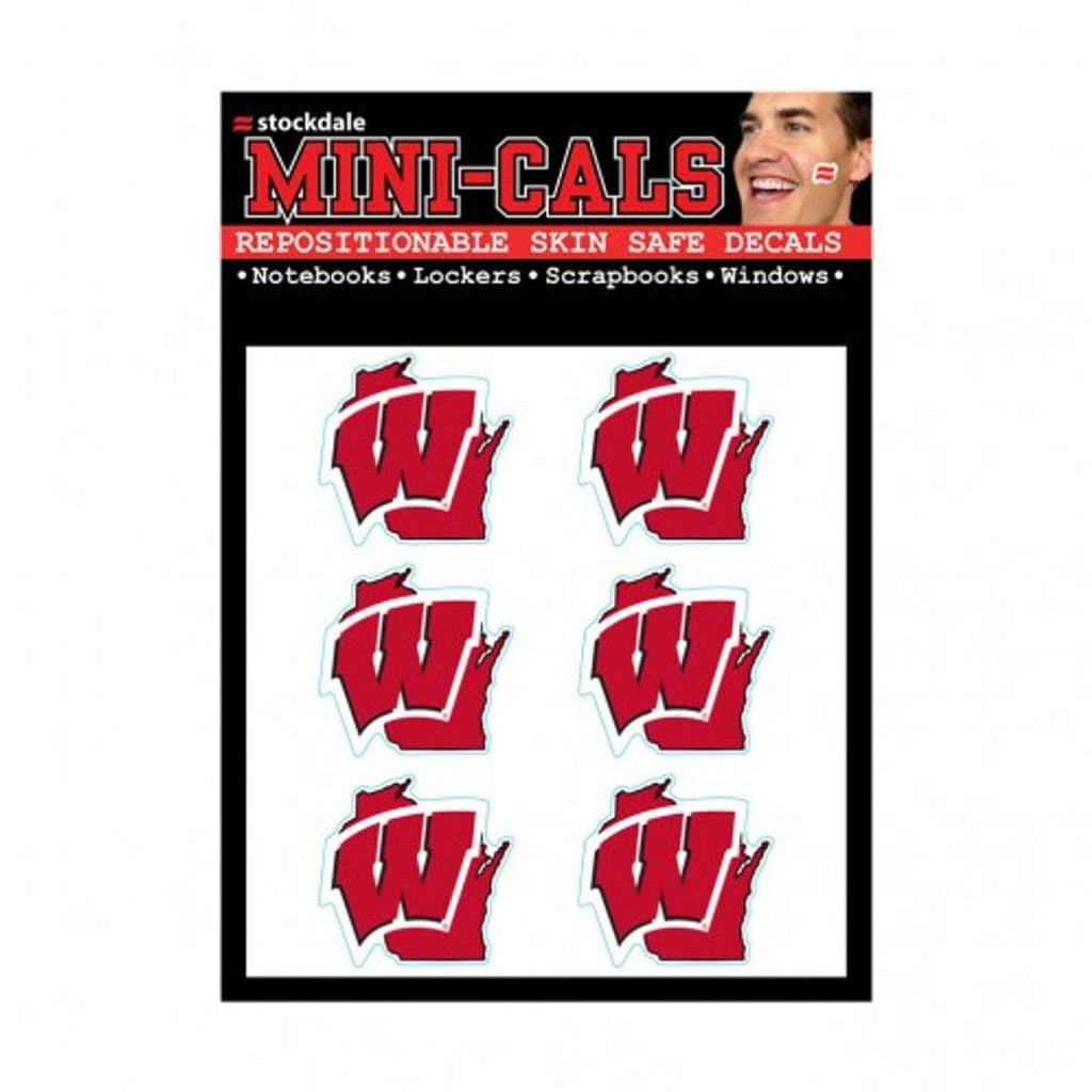 Face Cals Wisconsin Badgers Tattoo Face Cals 614934830130