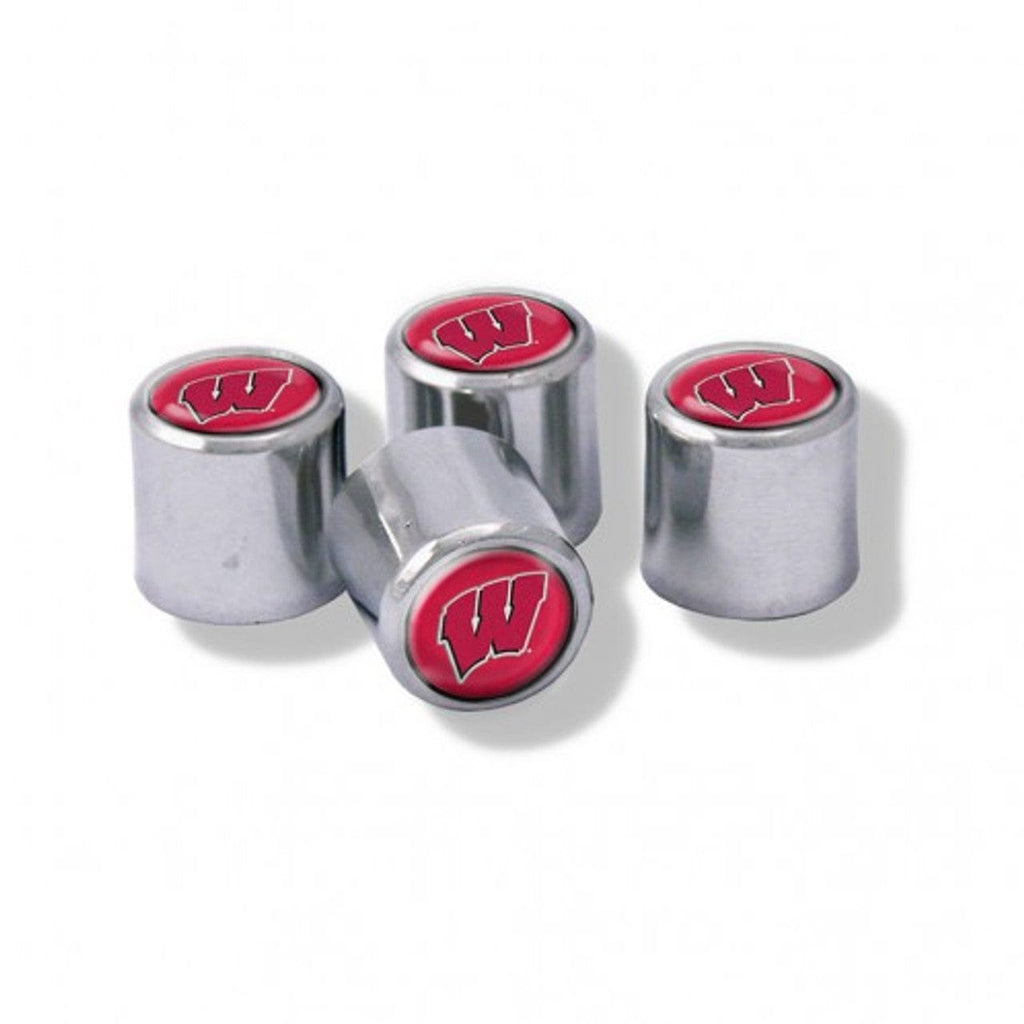 Auto Valve Stem Caps Wisconsin Badgers Valve Stem Caps - Special Order 614934616659